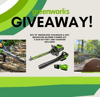 Greenworks Tools Canada Contest giveaway at @greenworkstoolscanada
