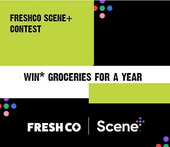 Freshco Canada Contest 2023 Freshco Scene Card Groceries for a Year Giveaway, www.freshco.com/scene-contest