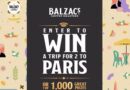 Balzacs Coffee Contest: Win Trip to Paris + Instant Prizes |balzacscontest.com Giveaway
