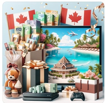 find these great prizes and giveaways on contestscoop