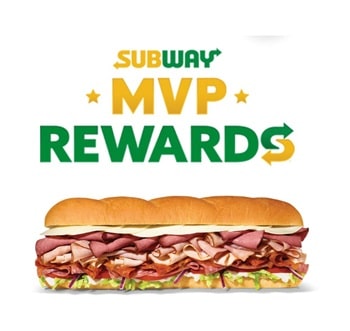 Subway MVP Rewards Contest: Win 1 Million Points (Code)