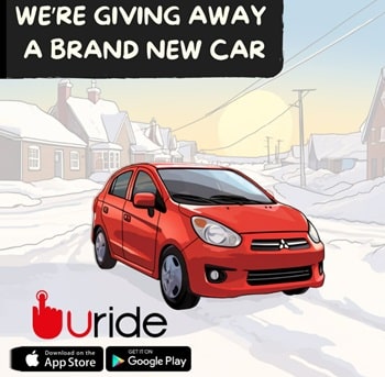 uridetech App Contest 2023 URIDE’S 20TH CITY CAR GIVEAWAY