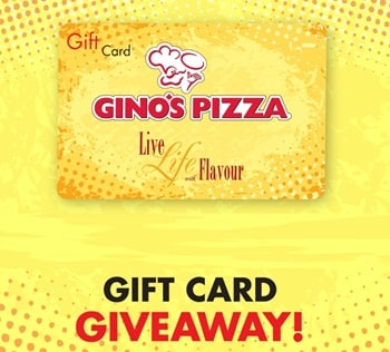 Ginos Pizza Contests for Ontario  Gift Card Giveaway at www.ginospizza.ca