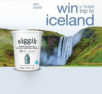 Siggis Ca Contest: Win a Dream Trip to Iceland ($25.000)