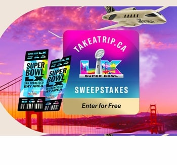 TakeaTrip.ca Contest: Win Trip to Super Bowl LX in Santa Clara, California